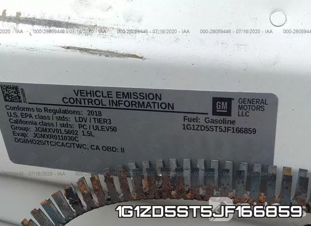 1G1ZD5ST5JF166859 фото 10