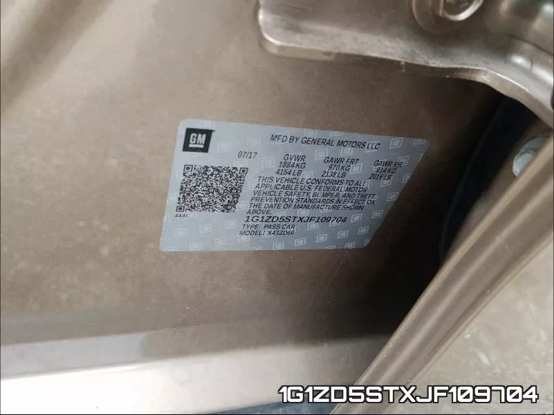 1G1ZD5STXJF109704 фото 2