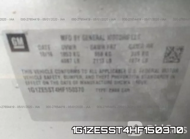 1G1ZE5ST4HF150370 фото 10