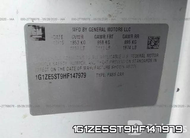 1G1ZE5ST9HF147979 фото 10