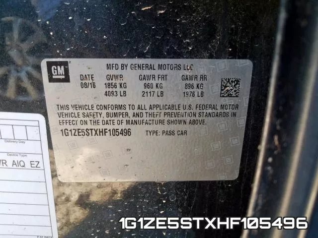 1G1ZE5STXHF105496 фото 2