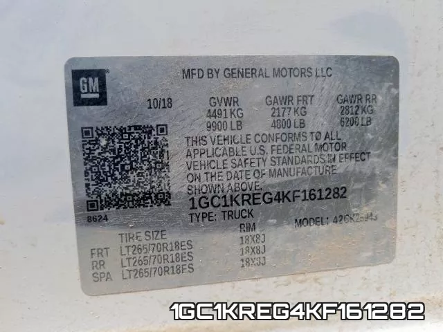 1GC1KREG4KF161282 фото 2