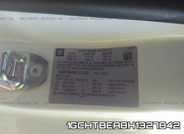 1GCHTBEA8H1327842 фото 10