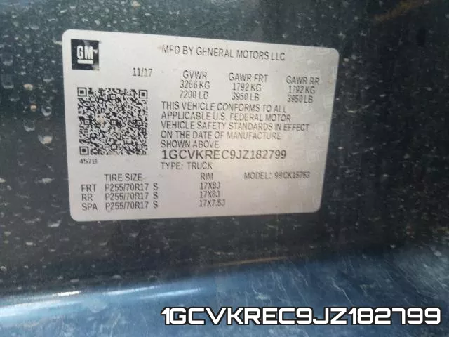 1GCVKREC9JZ182799 фото 2