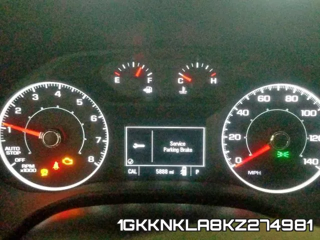 1GKKNKLA8KZ274981 фото 9