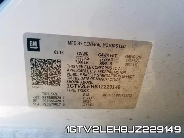 1GTV2LEH8JZ229149 фото 2
