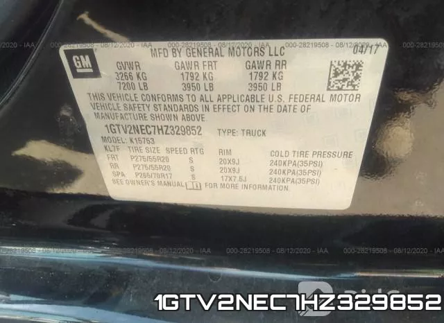 1GTV2NEC7HZ329852 фото 10
