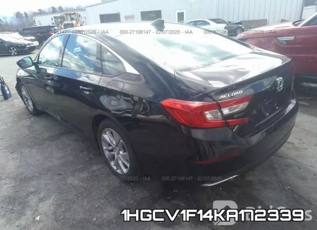 1HGCV1F14KA172339 фото 4