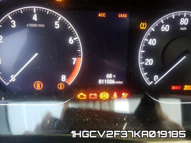1HGCV2F37KA019185 фото 9