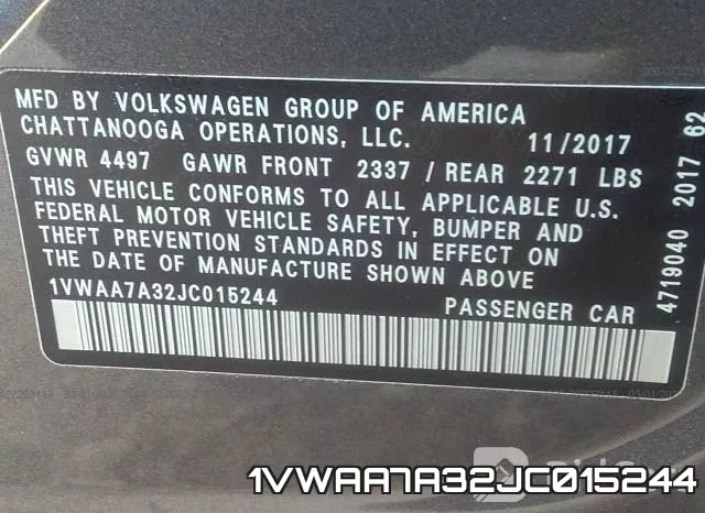 1VWAA7A32JC015244 фото 10