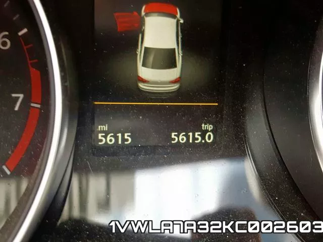 1VWLA7A32KC002603 фото 9