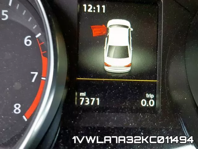 1VWLA7A32KC011494 фото 9