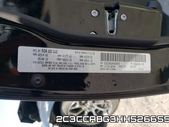 2C3CCABG3HH526655 фото 2