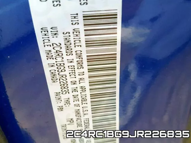 2C4RC1BG9JR226835 фото 2