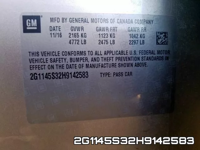 2G1145S32H9142583 фото 2