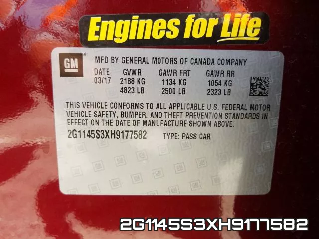 2G1145S3XH9177582 фото 2