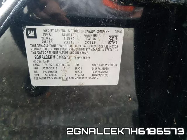 2GNALCEK7H6186573 фото 2