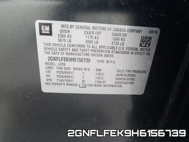 2GNFLFEK9H6156739 фото 2