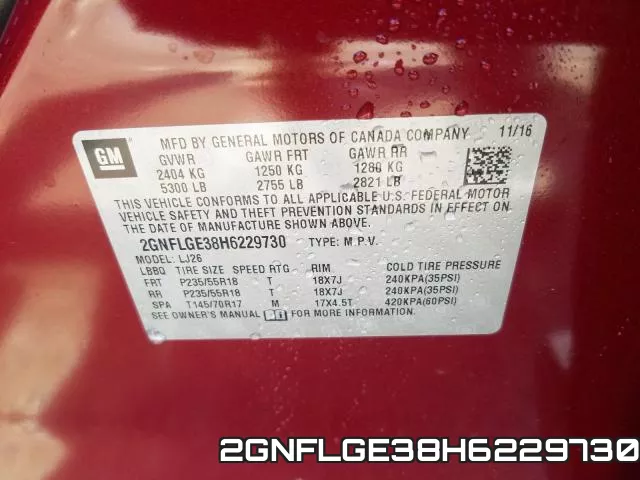 2GNFLGE38H6229730 фото 2