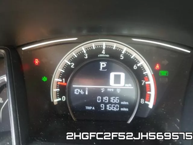 2HGFC2F52JH569575 фото 9