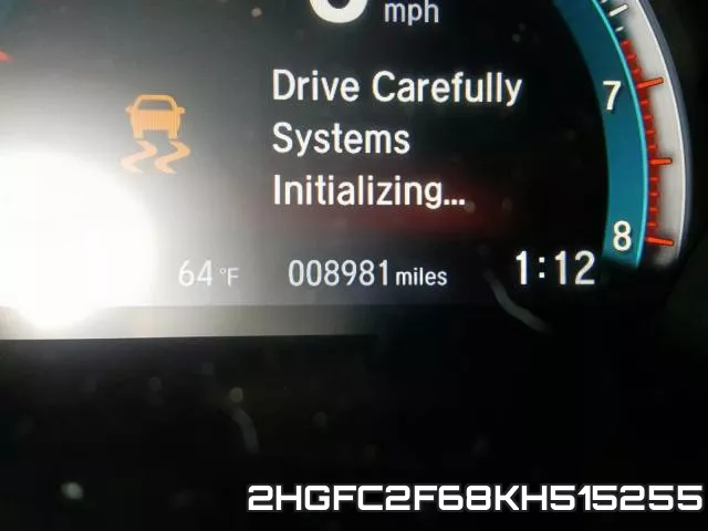 2HGFC2F68KH515255 фото 9