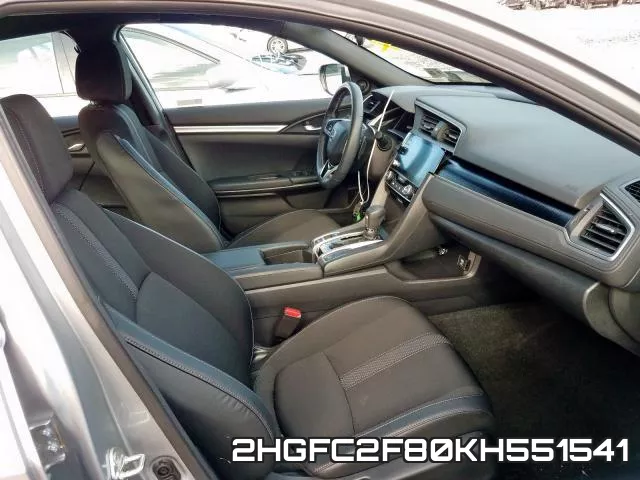 2HGFC2F80KH551541 фото 6