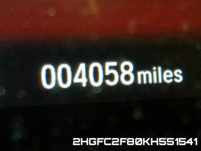 2HGFC2F80KH551541 фото 9