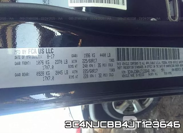 3C4NJCBB4JT123646 фото 10