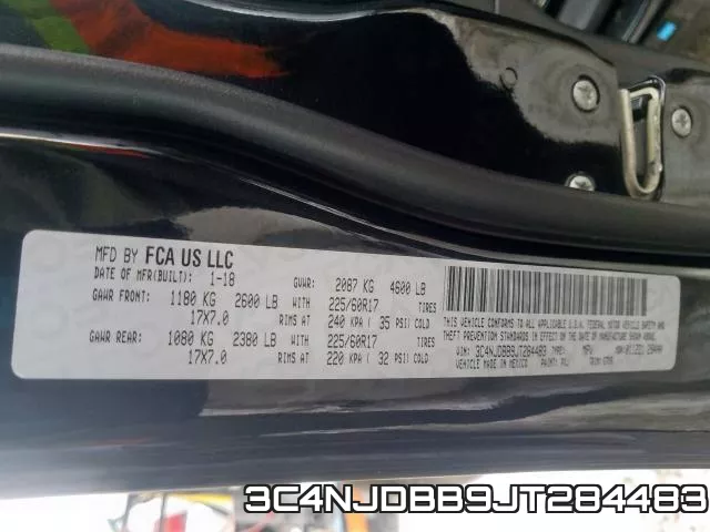 3C4NJDBB9JT284483 фото 2