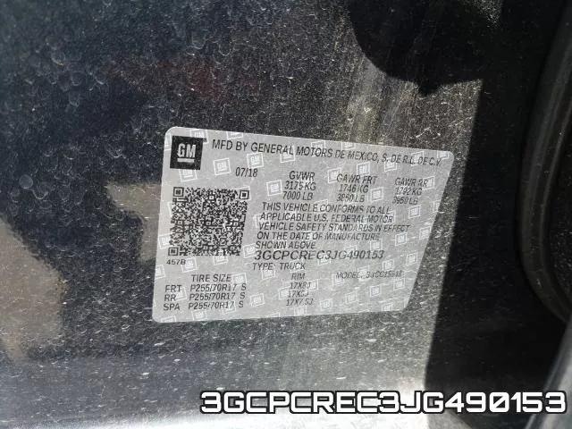 3GCPCREC3JG490153 фото 2