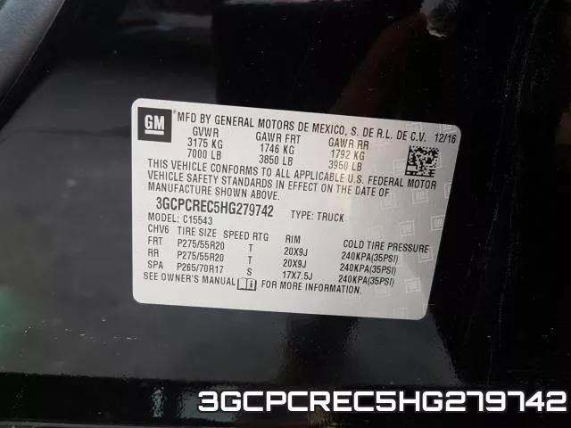 3GCPCREC5HG279742 фото 2