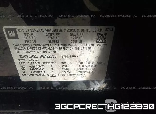 3GCPCREC7HG122830 фото 10