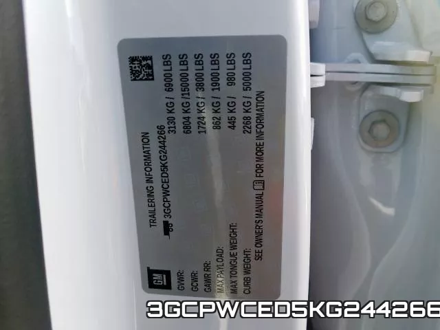 3GCPWCED5KG244266 фото 2