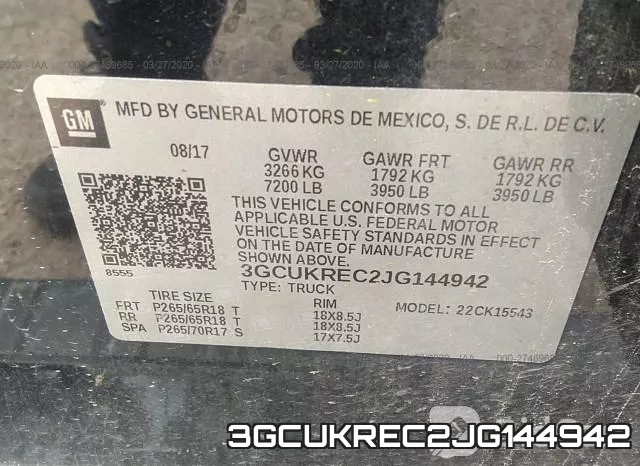 3GCUKREC2JG144942 фото 10