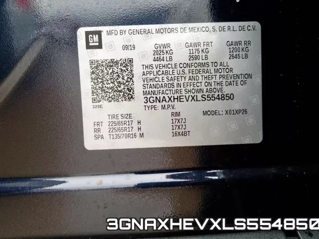3GNAXHEVXLS554850 фото 2
