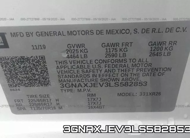 3GNAXJEV3LS582853 фото 10