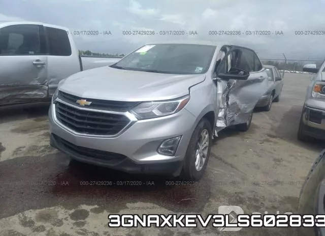 3GNAXKEV3LS602833 фото 3