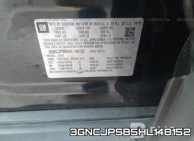3GNCJPSB5HL148152 фото 10