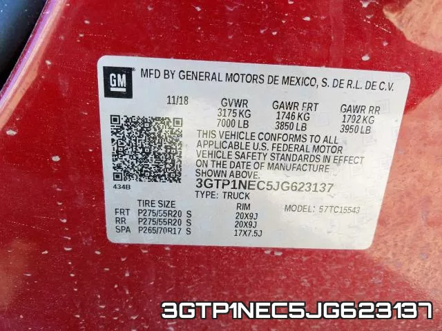 3GTP1NEC5JG623137 фото 2