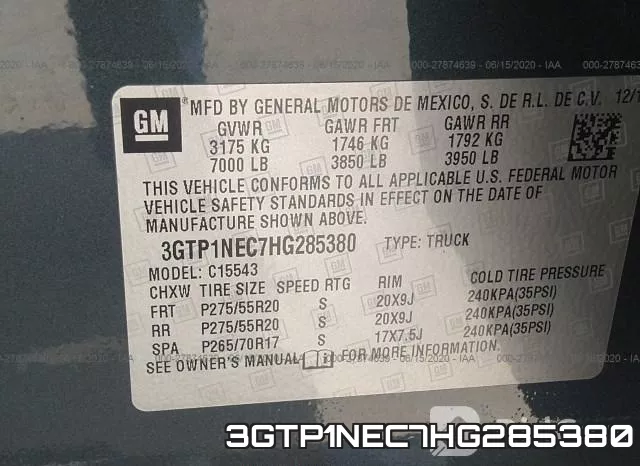 3GTP1NEC7HG285380 фото 10