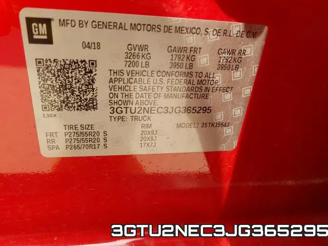 3GTU2NEC3JG365295 фото 2
