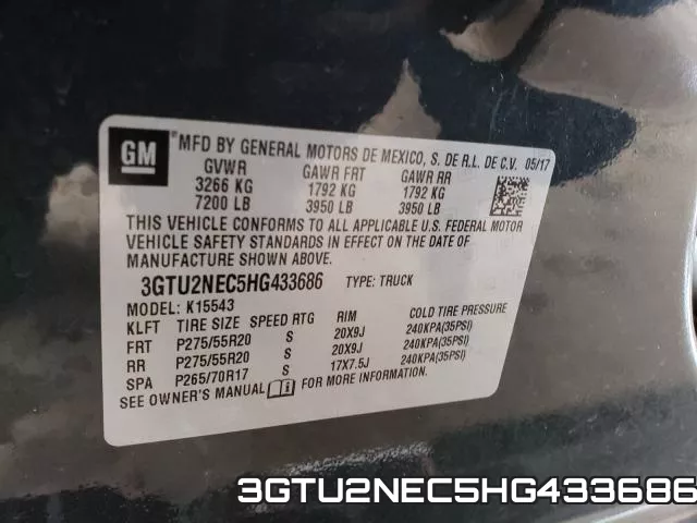 3GTU2NEC5HG433686 фото 2