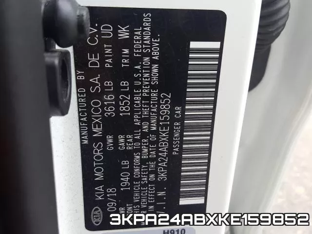 3KPA24ABXKE159852 фото 2