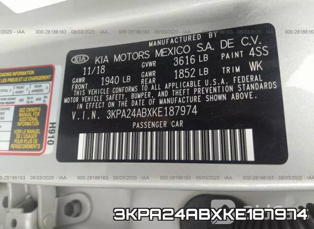 3KPA24ABXKE187974 фото 10