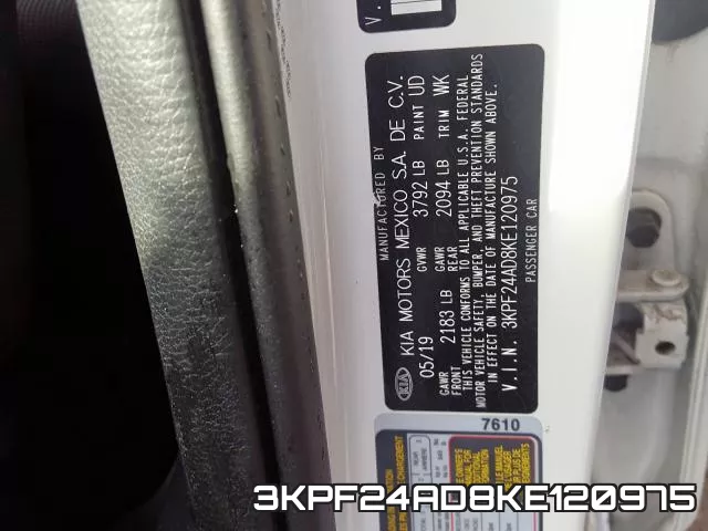 3KPF24AD8KE120975 фото 2