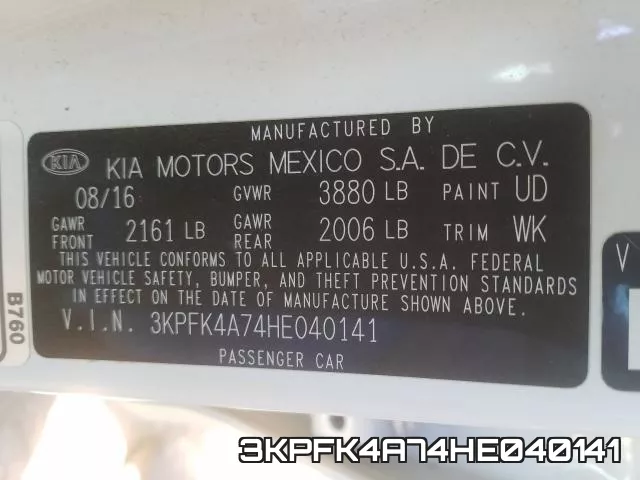 3KPFK4A74HE040141 фото 2