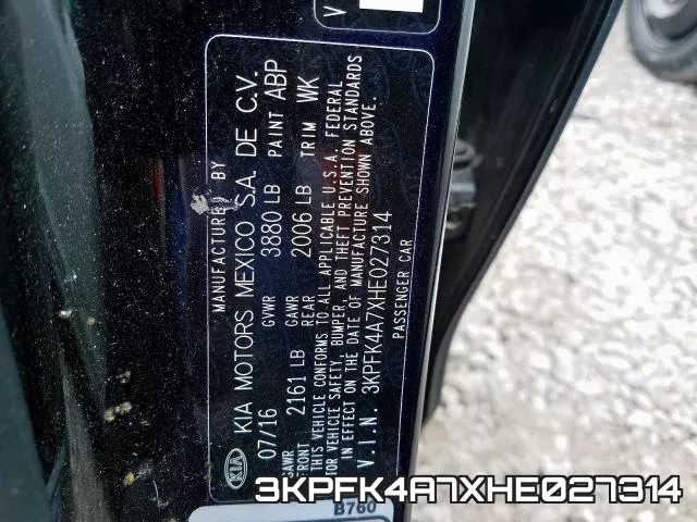 3KPFK4A7XHE027314 фото 2