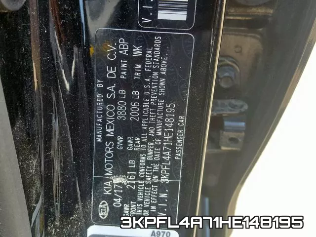 3KPFL4A71HE148195 фото 2