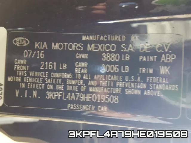 3KPFL4A79HE019508 фото 2