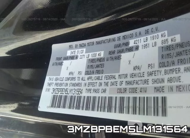 3MZBPBEM5LM131564 фото 10